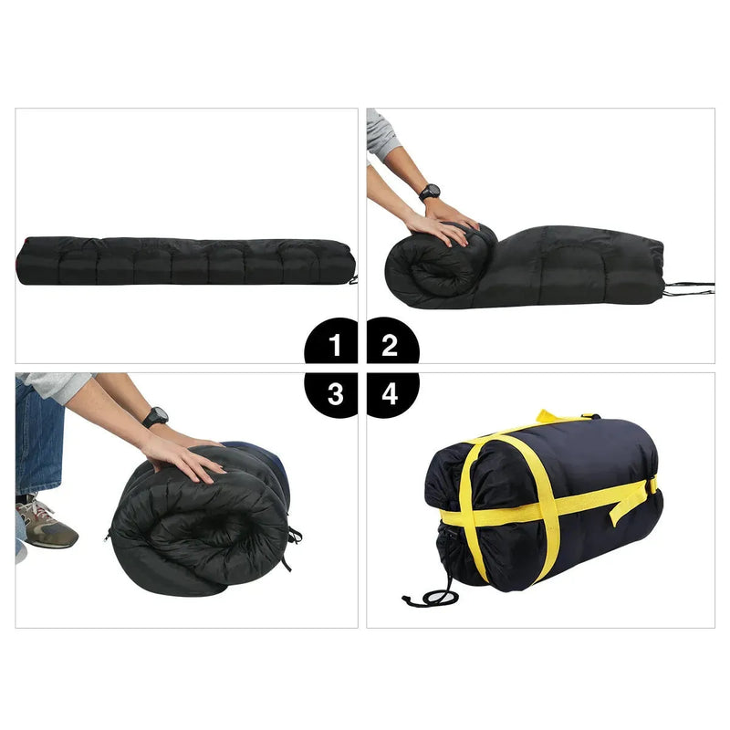 Load image into Gallery viewer, Camping Sleeping Bag for Adult with Cotton Flannel Liner,Red Blue
