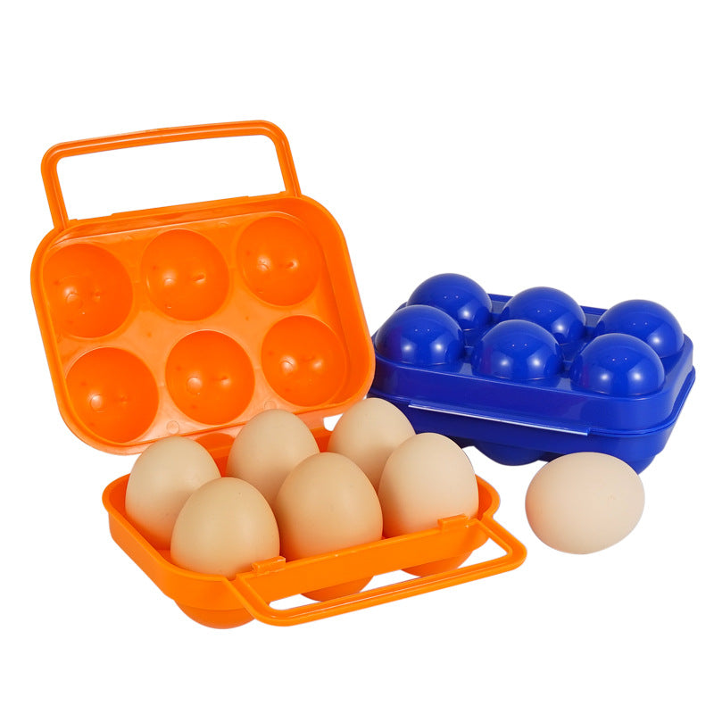 Load image into Gallery viewer, Outdoor 6-Grid Egg Box Portable Portable Egg Protection Tray New Household Pp Material Egg Tray
