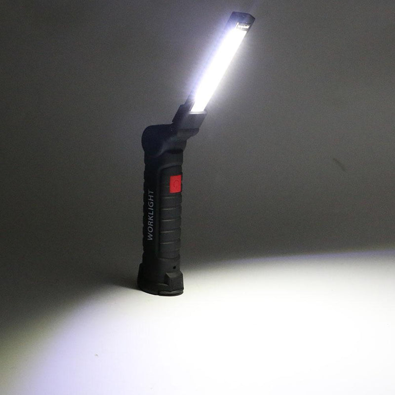Load image into Gallery viewer, COB LED Multifunction Flashlight Hand Torch With Magnet Hook Built-in Battery

