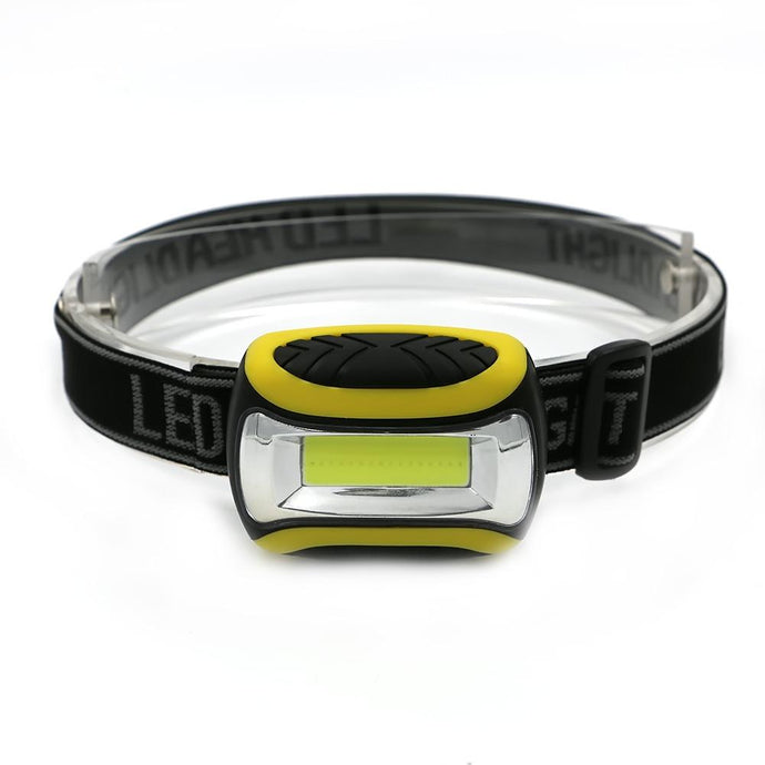 COB LED Headlamp  Frontal 4 Mode Energy Saving Flashlight Linterna For Outdoor Sports  Use AAA