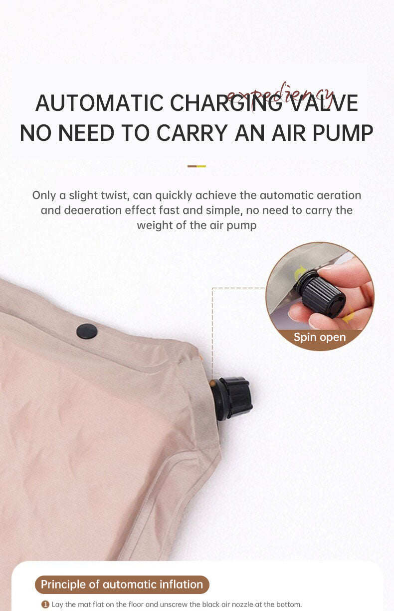 Load image into Gallery viewer, Product camouflage Can Be Spliced Self Inflating Cushion Air Mattress Camping Mat With Pillow
