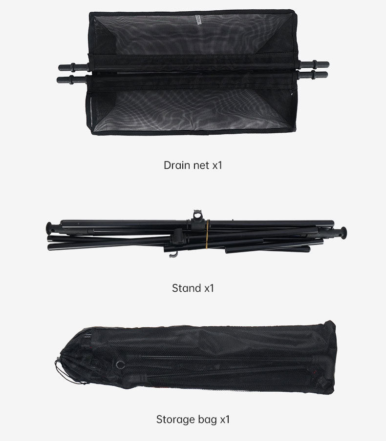 Load image into Gallery viewer, Outdoor camping folding shelf camping car drying rack drying net drying rack storage rack
