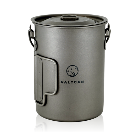 Valtcan 900ml Titanium Pot Boil, Cook & Drink From One Pot · 134g · Nests Your Nalgene