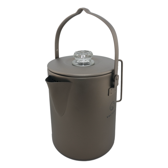 Titanium Coffee Percolator Taste Coffee, Not Metal · 1.5L · 6 Cups · 395g Ultralight