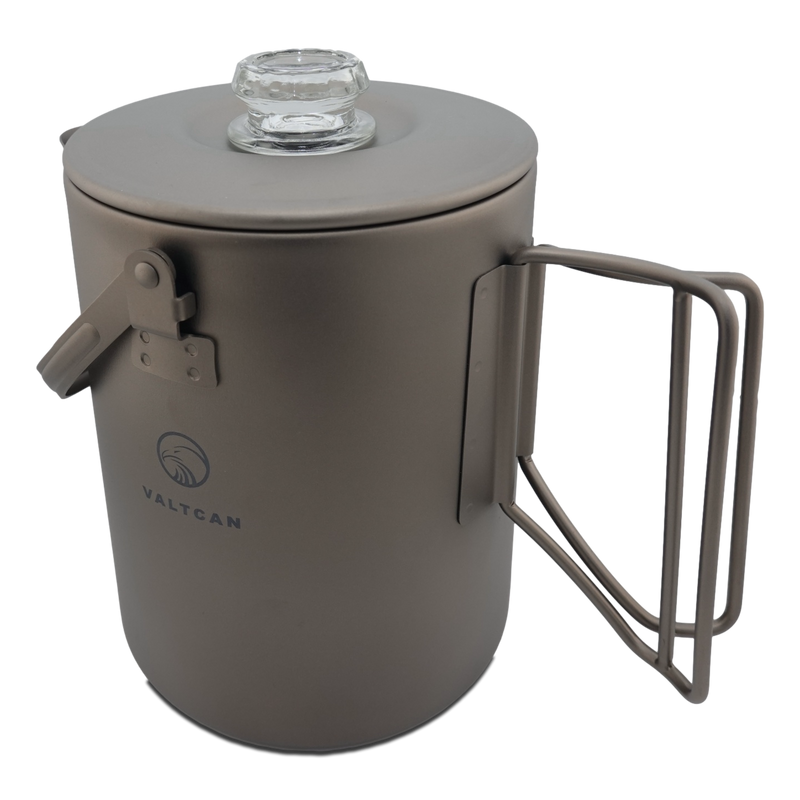 Load image into Gallery viewer, Titanium Coffee Percolator Taste Coffee, Not Metal · 1.5L · 6 Cups · 395g Ultralight
