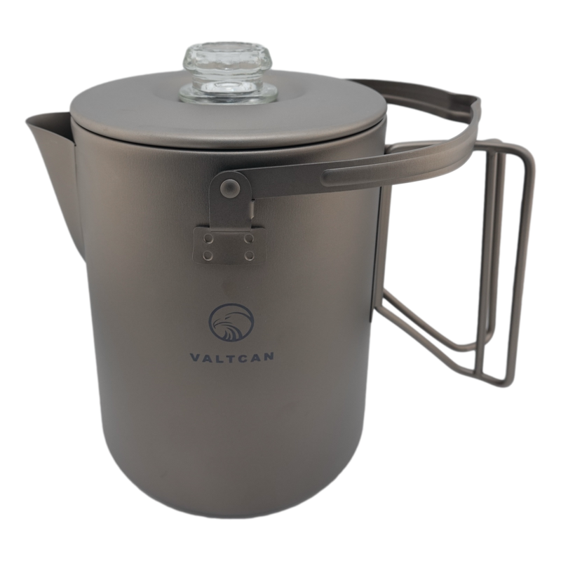 Load image into Gallery viewer, Titanium Coffee Percolator Taste Coffee, Not Metal · 1.5L · 6 Cups · 395g Ultralight
