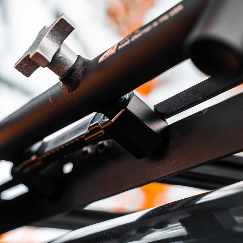 Load image into Gallery viewer, Shovel / Mount Combo - Black Mini Shovel / Black SSM with Knobs
