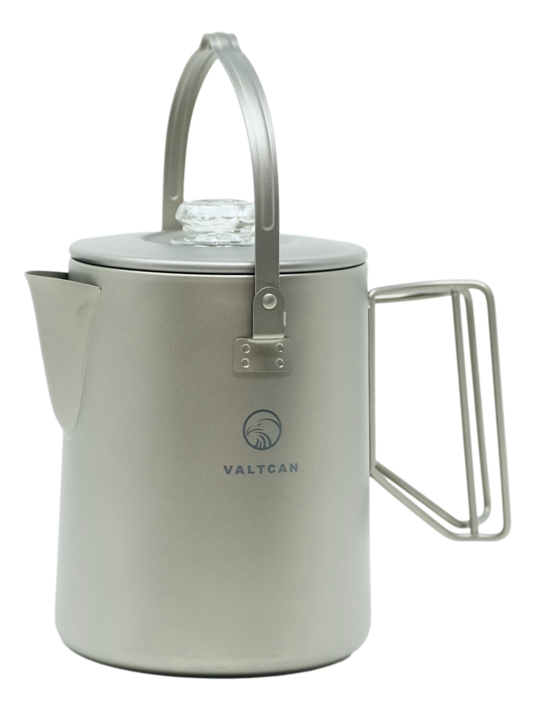 Titanium Coffee Percolator Taste Coffee, Not Metal · 1.5L · 6 Cups · 395g Ultralight