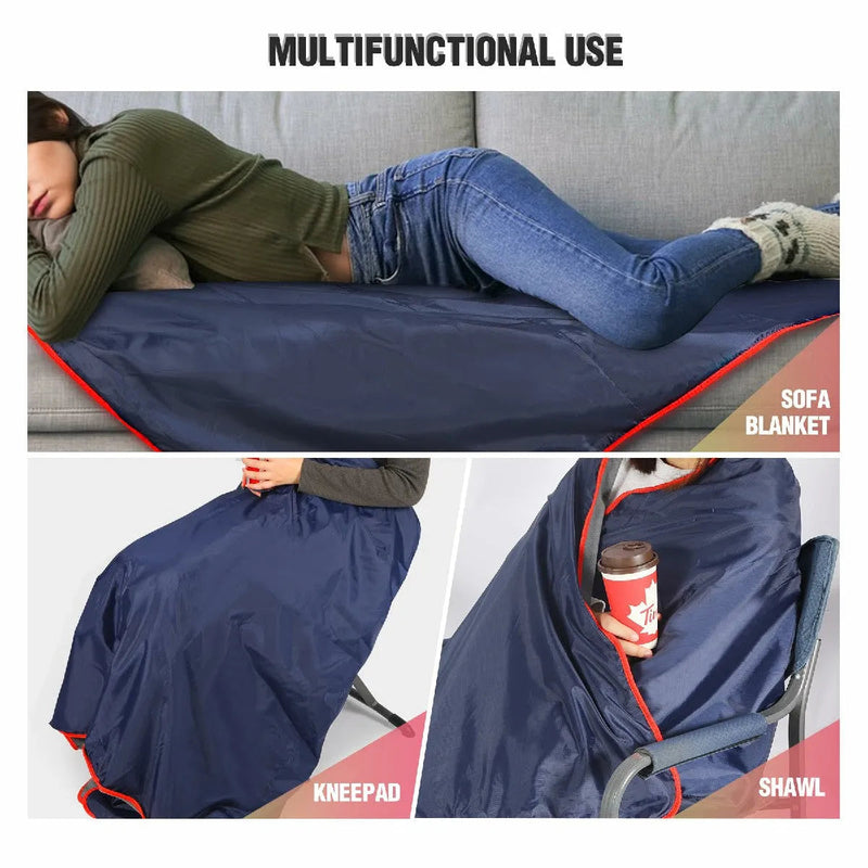 Load image into Gallery viewer, Waterproof Warm Stadium Blanket 79&quot;x79&quot; for Camping &amp; Events
