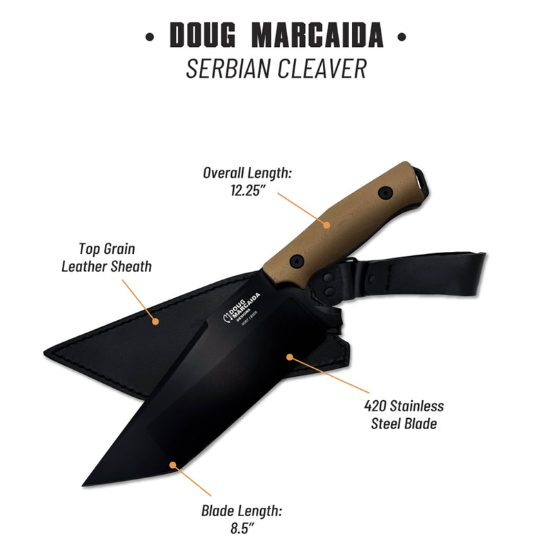 Load image into Gallery viewer, DOUG MARCAIDA SERBIAN CLEAVER: GRANDE FRATELLO
