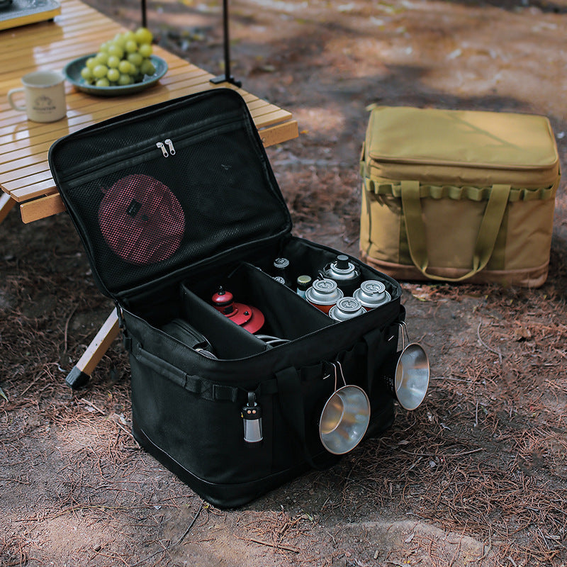 Load image into Gallery viewer, Outdoor Handbag Anti-Collision Storage Box Camping Waterproof Debris Bag Tableware and Kitchen Utensils Storage Bag
