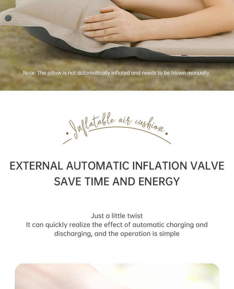 Load image into Gallery viewer, Product camouflage Can Be Spliced Self Inflating Cushion Air Mattress Camping Mat With Pillow
