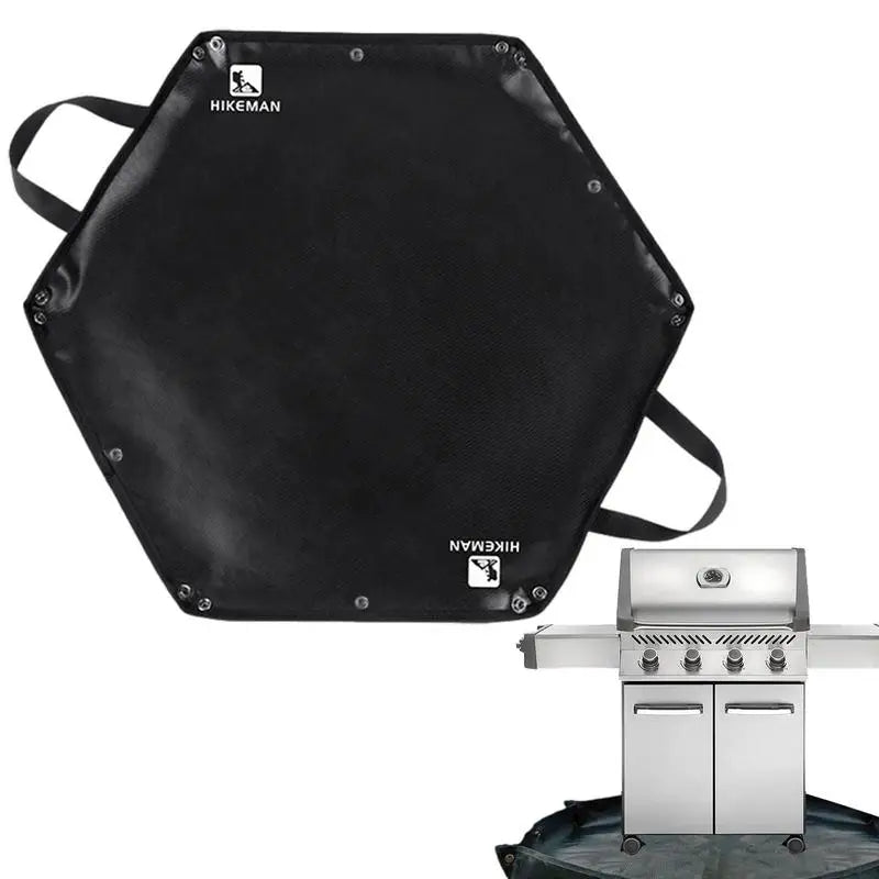 Load image into Gallery viewer, Camping Fireproof Mat Hexagonal Folding Heat Resistant Flame Retardant Insulation Pad Stove Anti Flame Padding Camping Supplies
