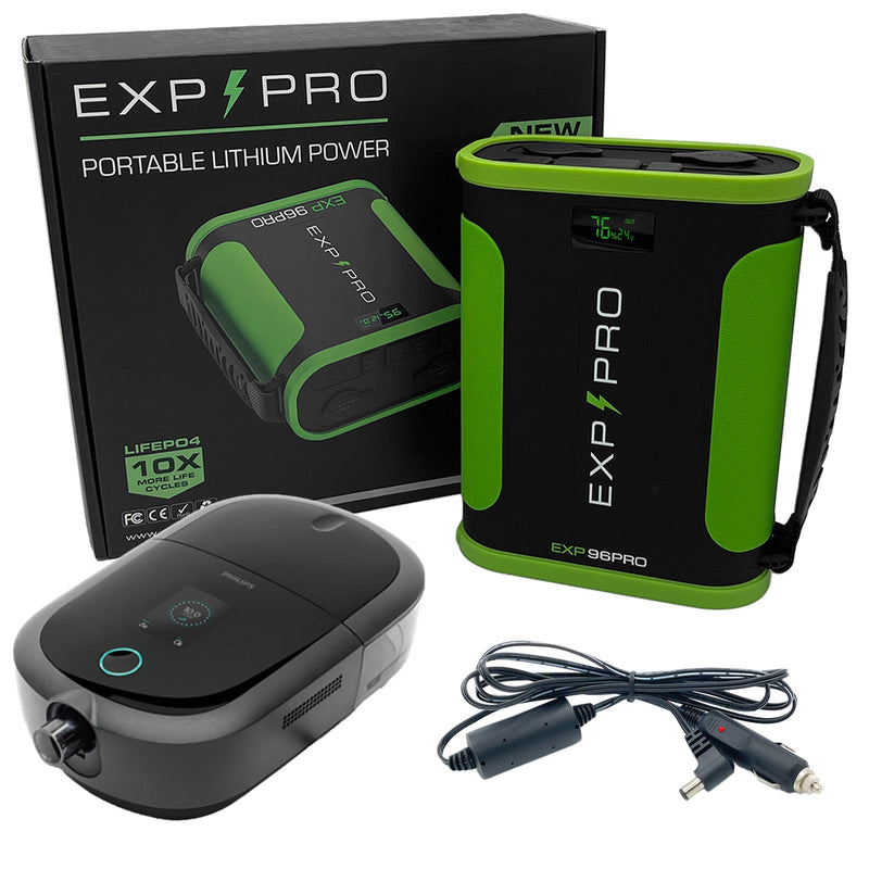 Load image into Gallery viewer, EXP96PRO APEX Battery (CPAP DC Cord Included)
