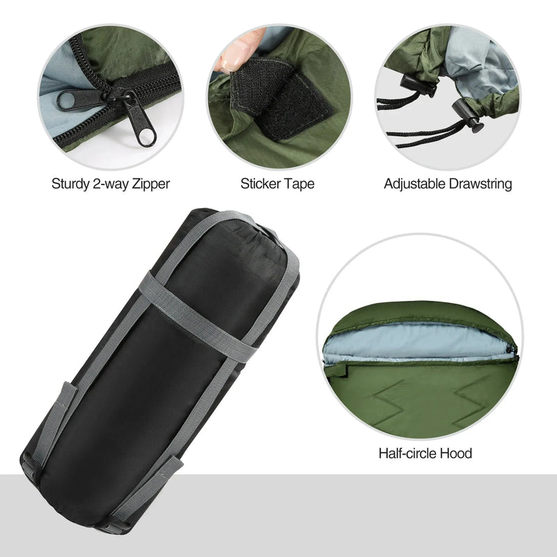 Load image into Gallery viewer, Oversized Ultralight Sleeping Bag for Backpacking
