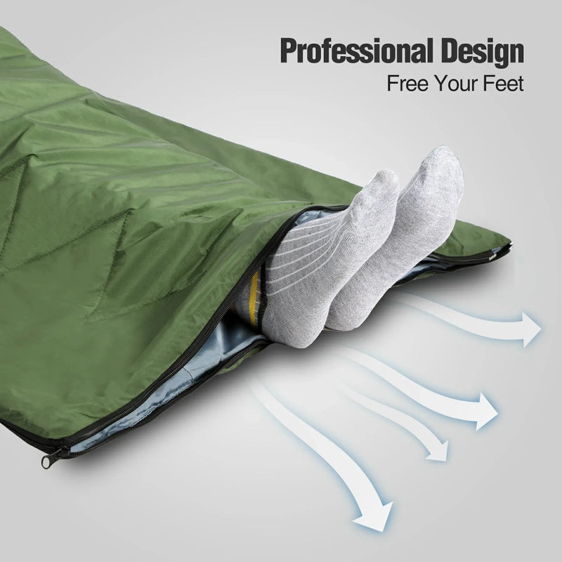 Load image into Gallery viewer, Oversized Ultralight Sleeping Bag for Backpacking
