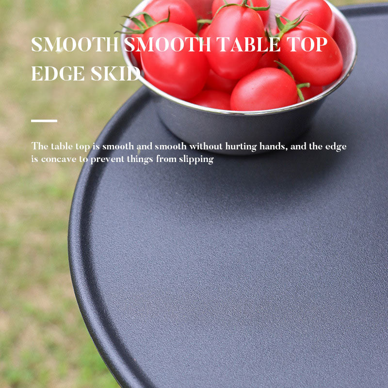 Load image into Gallery viewer, Outdoor Furniture Balcony Lightweight Portable Aluminum Height Adjustable Small Round Outdoor Folding Picnic Camping Table
