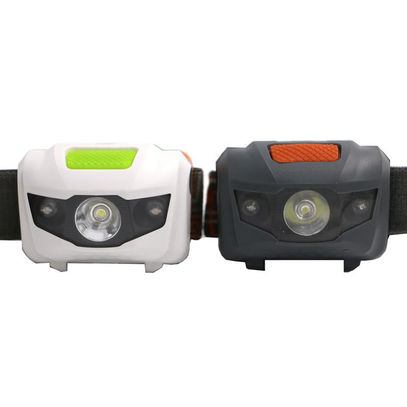 Load image into Gallery viewer, R3 + 2LED 800 Lumens 4 Modes Mini Headlamp Outdoor Headlight Waterproof  Lantern Use AAA Battery
