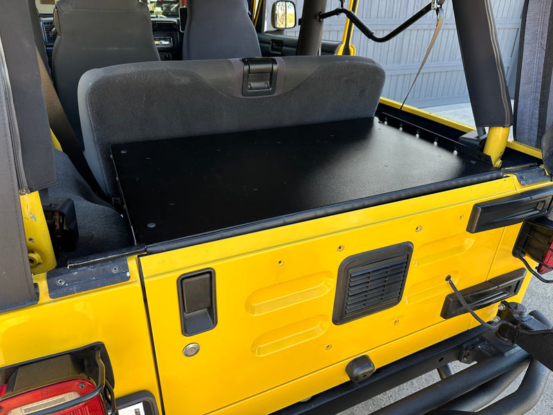 Load image into Gallery viewer, Ridgeback Jeep Security Enclosure - LJ Basic (Rear Seat Installed)
