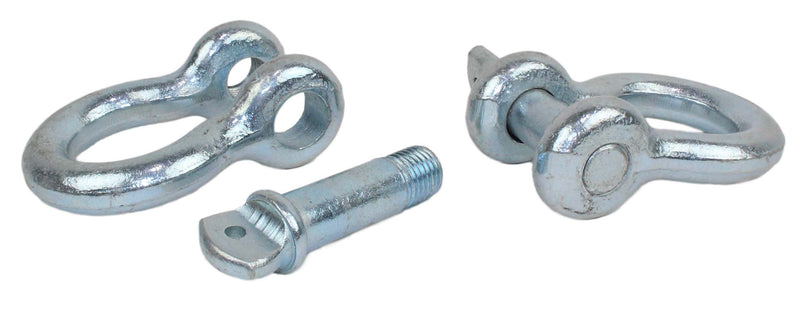 Load image into Gallery viewer, Fishbone Offroad Zinc Coated 3/4 in. D-Ring Set FB21037
