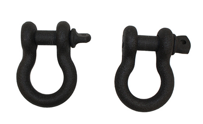 Fishbone Offroad Black 3/4 in. D-Ring Set FB21039
