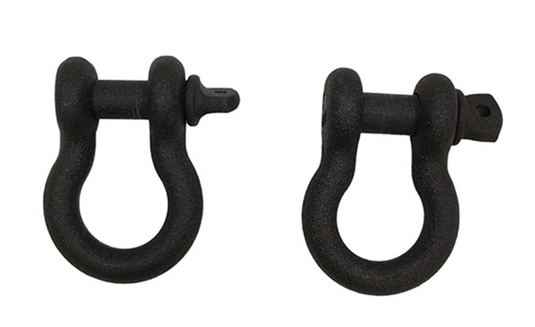 Fishbone Offroad Black 3/4 in. D-Ring Set FB21039