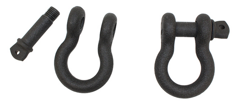 Load image into Gallery viewer, Fishbone Offroad Black 3/4 in. D-Ring Set FB21039
