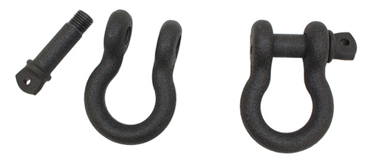 Fishbone Offroad Black 3/4 in. D-Ring Set FB21039