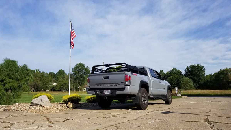 Load image into Gallery viewer, Fishbone Offroad Long Bed Half Height Tackle Rack for 2005-2023 Toyota Tacoma FB21245
