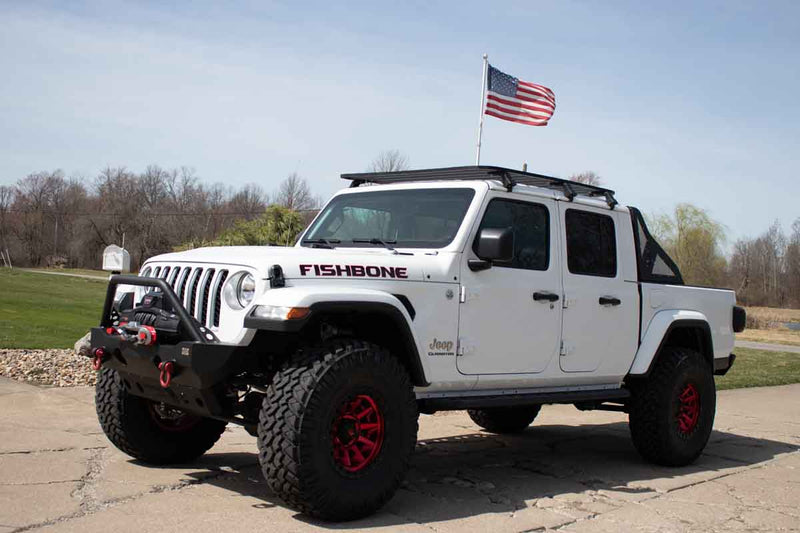 Load image into Gallery viewer, Fishbone Offroad Chase Rack &amp; Molle Window Panel for 2020 &amp; Up Jeep Gladiator FB21246
