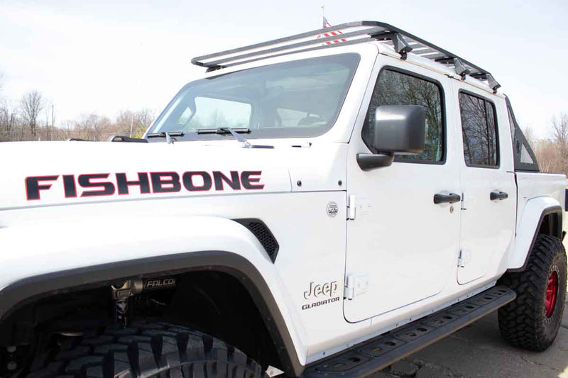 Load image into Gallery viewer, Fishbone Offroad Chase Rack &amp; Molle Window Panel for 2020 &amp; Up Jeep Gladiator FB21246
