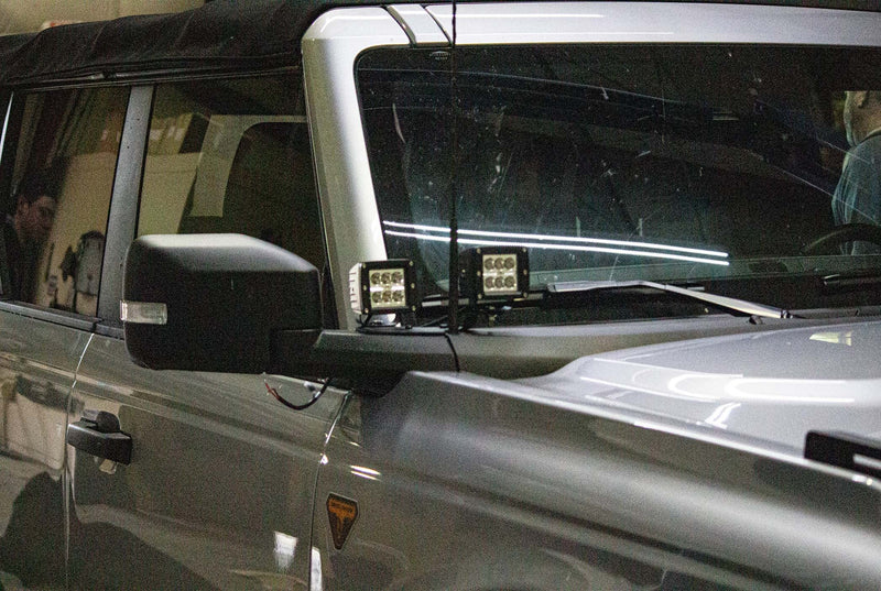 Load image into Gallery viewer, Fishbone Offroad Cowl Pod Light Bracket Set for 2022 &amp; Up Ford Bronco FB21350
