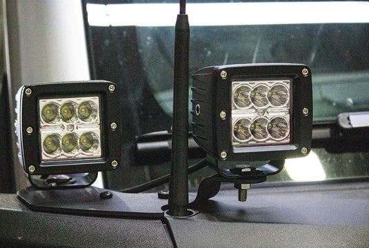 Fishbone Offroad Cowl Pod Light Bracket Set for 2022 & Up Ford Bronco FB21350