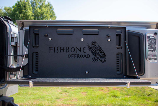 Fishbone Offroad Tailgate Table for 2007 & Up Jeep Wrangler/2021 & Up Ford Bronco FB21358