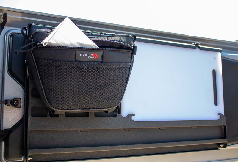 Load image into Gallery viewer, Fishbone Offroad Tailgate Table for 2007 &amp; Up Jeep Wrangler/2021 &amp; Up Ford Bronco FB21358
