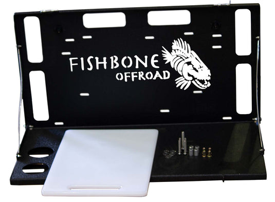 Fishbone Offroad Tailgate Table for 2007 & Up Jeep Wrangler/2021 & Up Ford Bronco FB21358