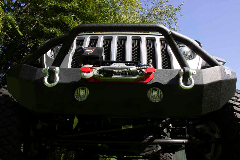Load image into Gallery viewer, Fishbone Offroad Mid-Width Front Winch Bumper for 2018 &amp; Up Jeep Wrangler/Gladiator FB22088
