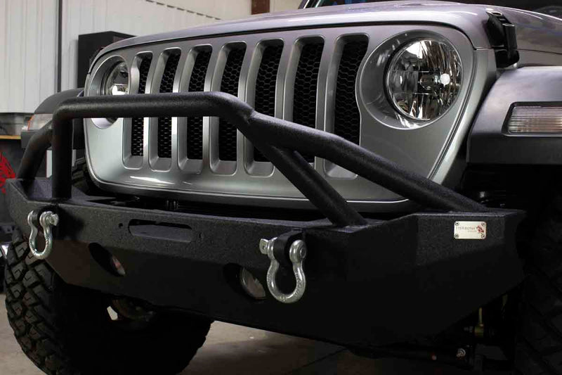 Load image into Gallery viewer, Fishbone Offroad Mid-Width Front Winch Bumper for 2018 &amp; Up Jeep Wrangler/Gladiator FB22088
