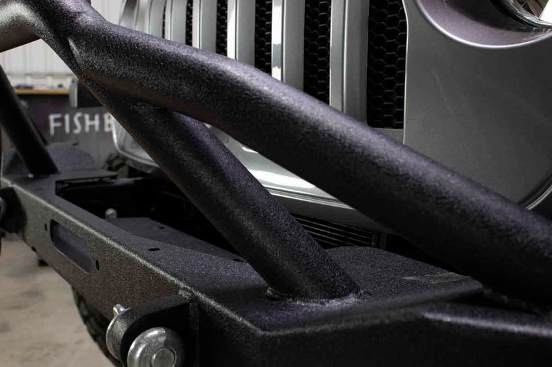 Load image into Gallery viewer, Fishbone Offroad Mid-Width Front Winch Bumper for 2018 &amp; Up Jeep Wrangler/Gladiator FB22088
