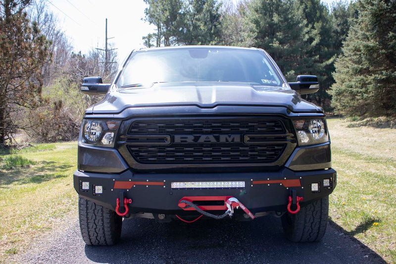 Load image into Gallery viewer, Fishbone Offroad Pike Winch Plate for 2019-2023 Dodge Ram FB22401
