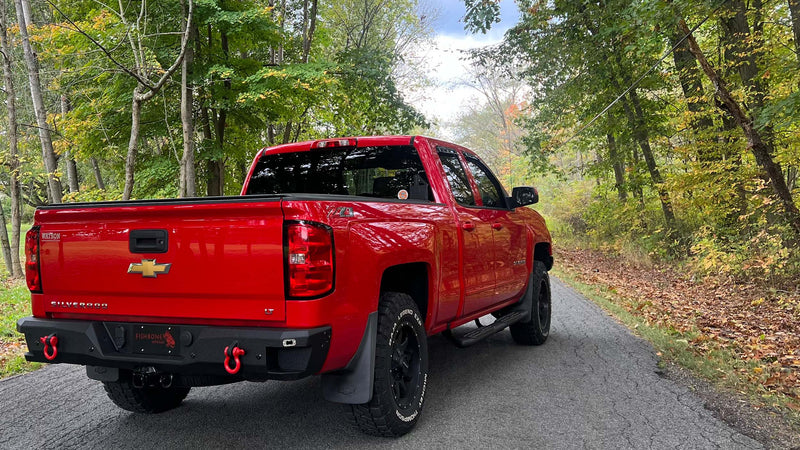 Load image into Gallery viewer, Fishbone Offroad Rockfish Rear Bumper for 2014-2018 Chevy Silverado FB22451
