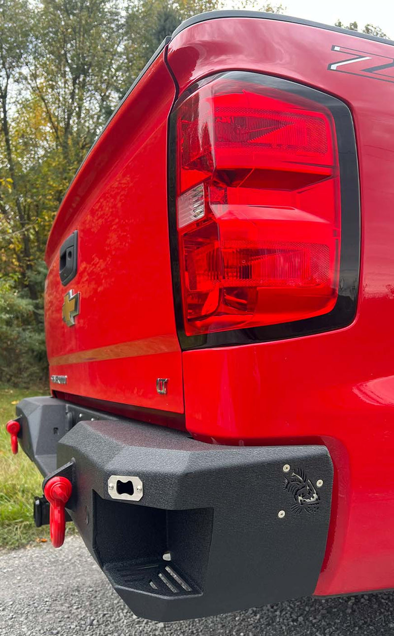 Load image into Gallery viewer, Fishbone Offroad Rockfish Rear Bumper for 2014-2018 Chevy Silverado FB22451
