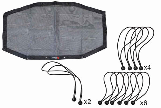 Fishbone Offroad Rear Sun Shade for 2018-Current Jeep Wrangler FB51331