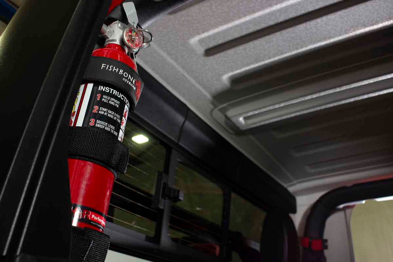 Load image into Gallery viewer, Fishbone Offroad Fire Extinguisher Holder FB55154
