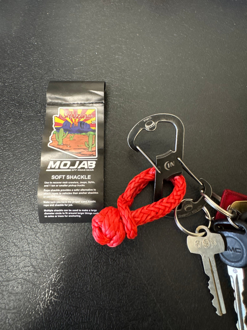 Load image into Gallery viewer, Micro Soft Shackle 3/16&#39;&#39; x 6&#39;&#39; – Keychain &amp; Recovery (Lifetime Warranty)
