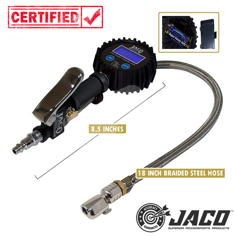Load image into Gallery viewer, FlowPro® Digital Tire Inflator with Pressure Gauge - 200 PSI
