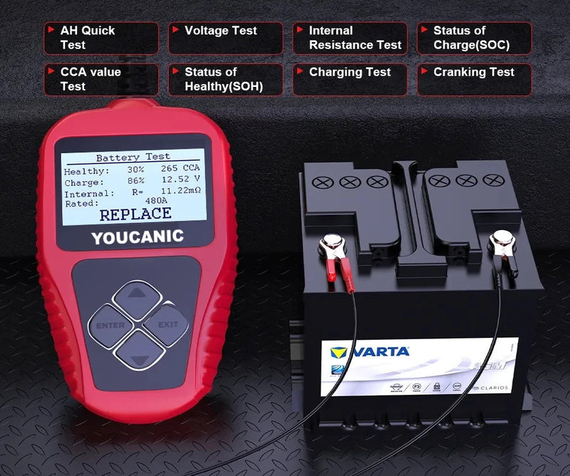 Load image into Gallery viewer, Voltcheck Pro | Digital Battery &amp; Charging System Tester Analyzer | UCAN-VOLT-II
