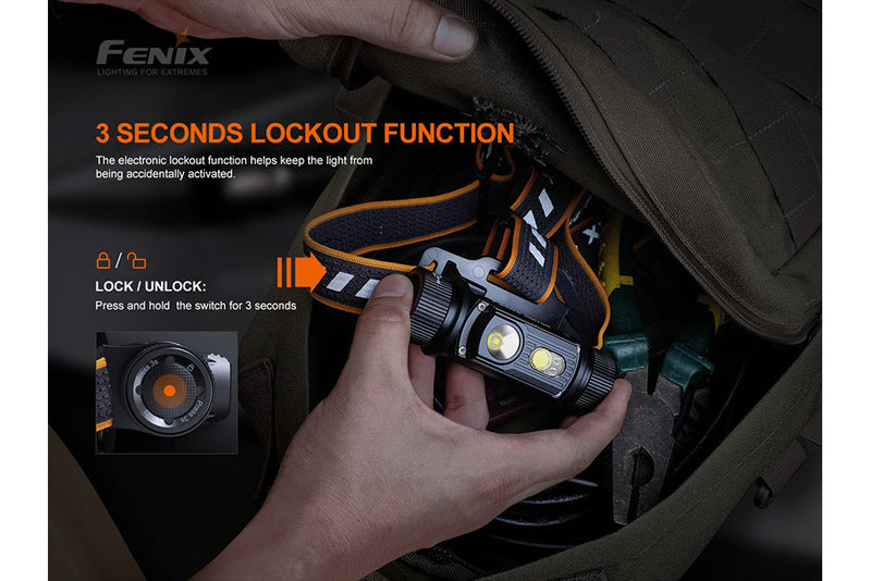 Load image into Gallery viewer, Fenix HM70R Rechargeable LED Headlamp - 1600 Lumens
