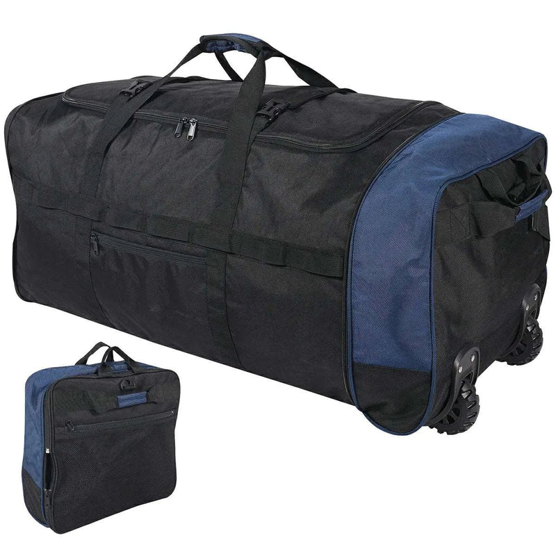 Load image into Gallery viewer, Large Duffle Bag with Wheels and Backpack Straps 100/120/140L
