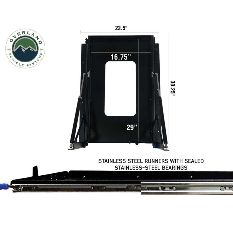 Load image into Gallery viewer, Overland Vehicle Systems Refrigerator Tray with Slide and Tilt (Small)
